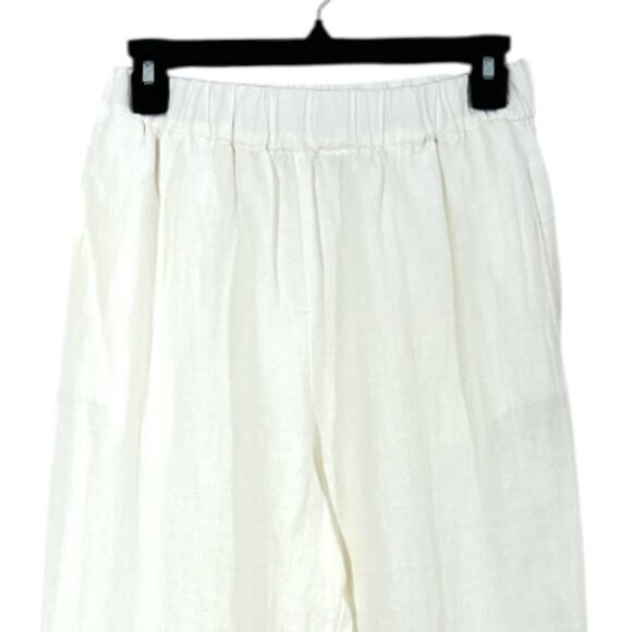 Jenni Kayne Logan Linen Pants White Size XS Pre-Loved - Picture 2 of 5
